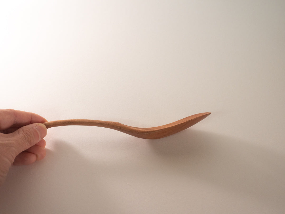 Renge Spoon – Hand-Carved Mountain Cherrywood 山桜のレンゲ匙