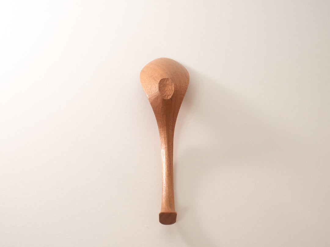 Renge Spoon – Hand-Carved Mountain Cherrywood 山桜のレンゲ匙