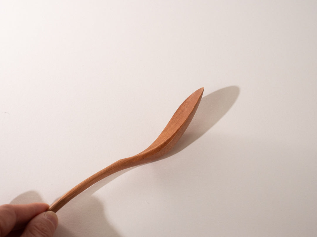 Renge Spoon – Hand-Carved Mountain Cherrywood 山桜のレンゲ匙