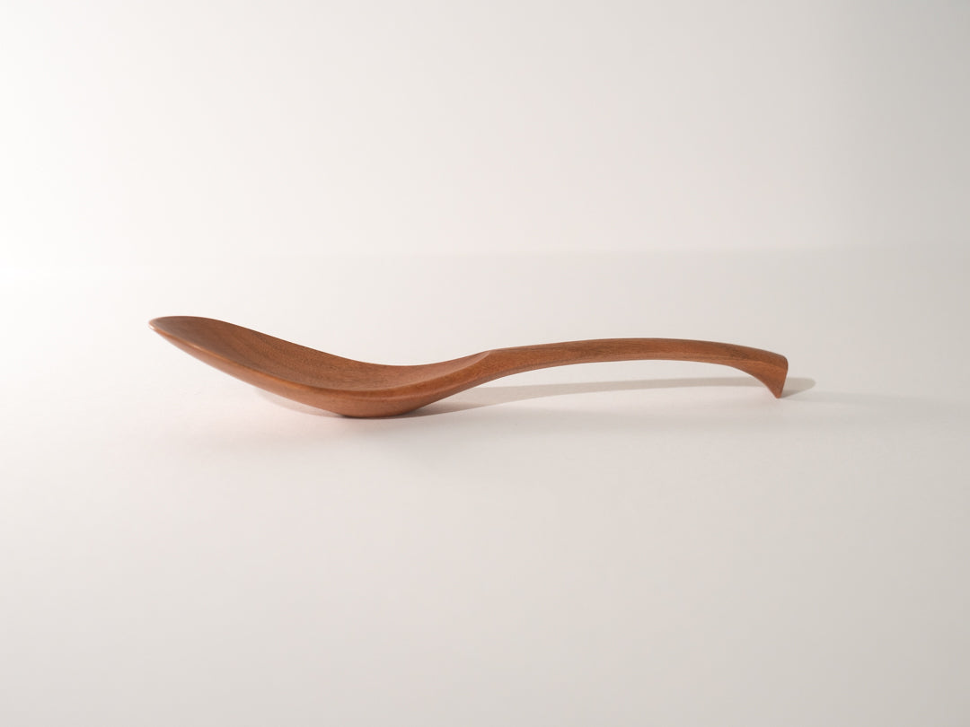 Renge Spoon – Hand-Carved Mountain Cherrywood 山桜のレンゲ匙