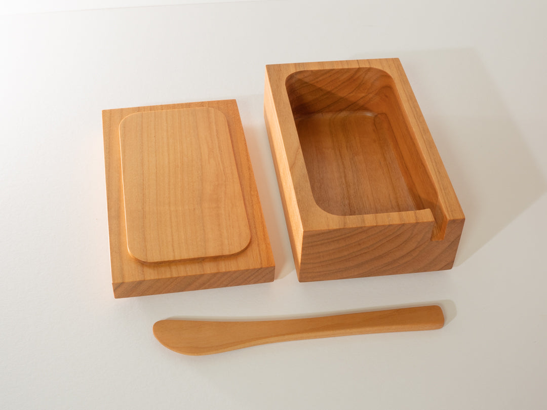 Mountain Cherry Butter Box with Knife
