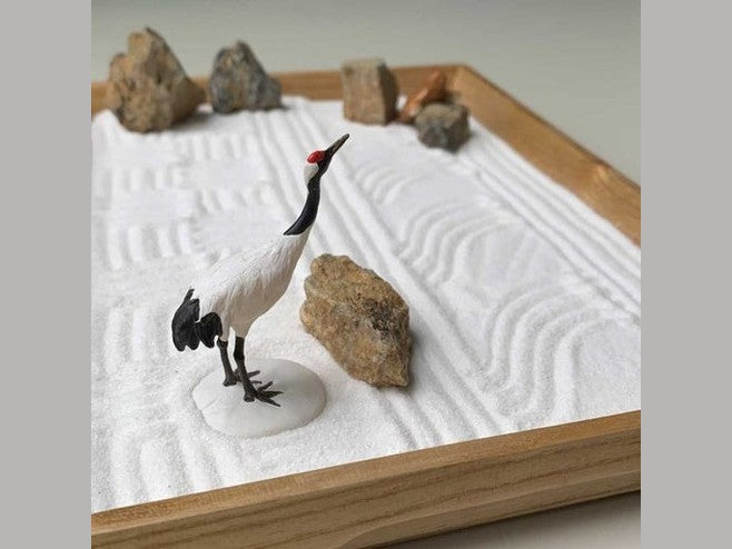 Miniature Zen Garden Kit – Kare-sansui in Your Hands 【Crane&Turtle】