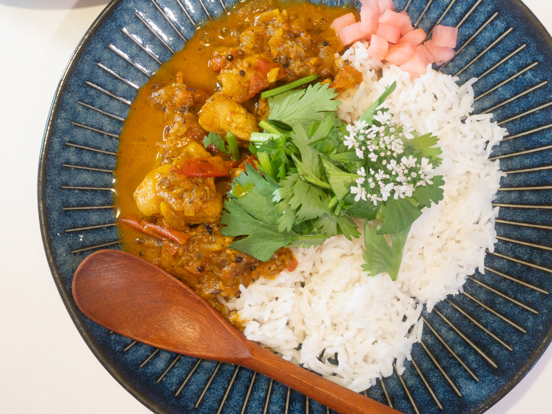 Wooden Spoon for Spice Curry– Hand-Carved Mountain Cherrywood