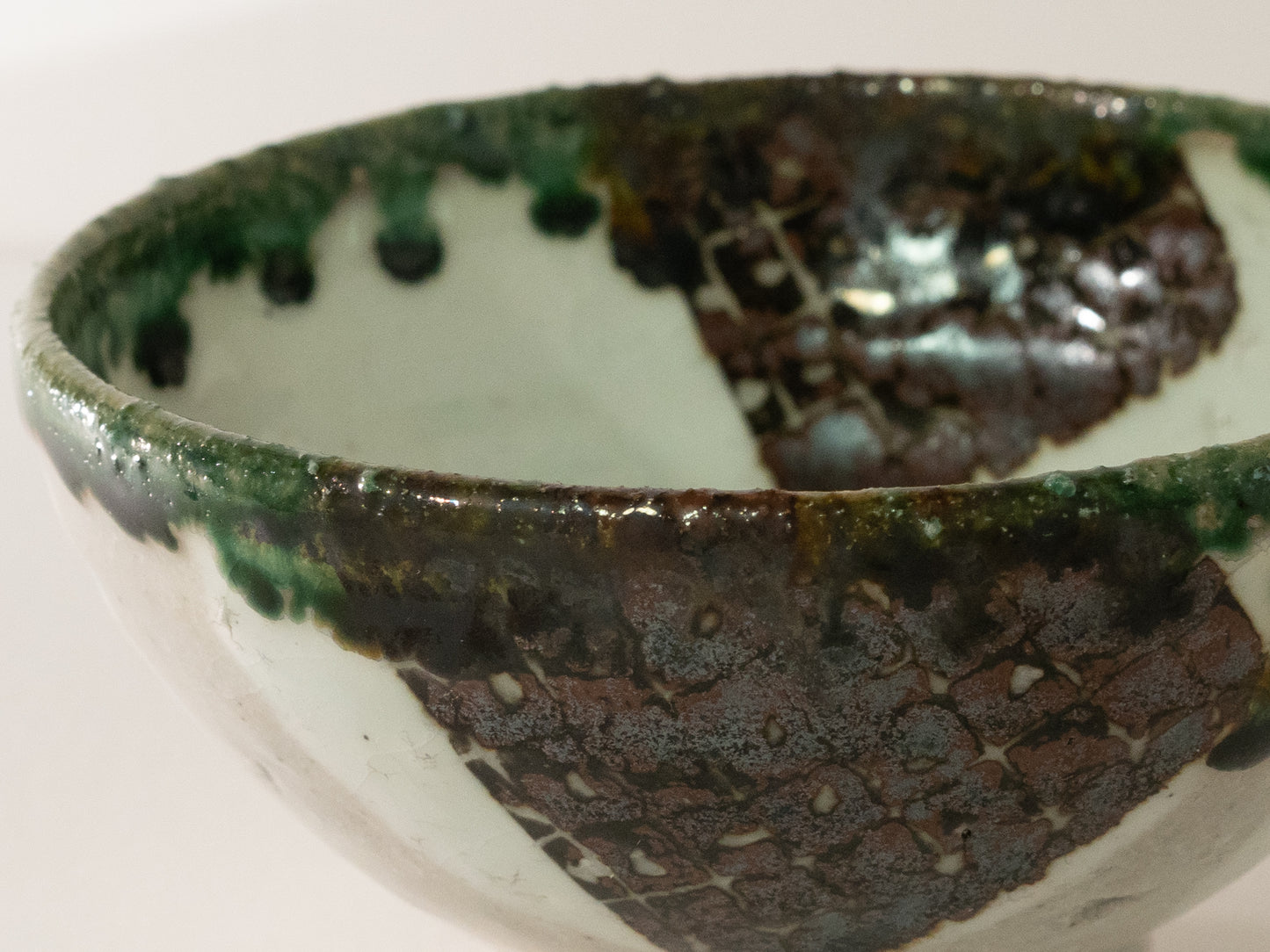 Oribe Ware Rice Bowl