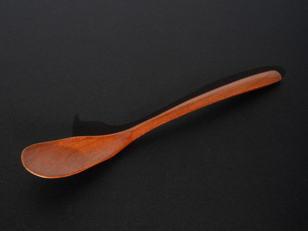 Wooden Spoon for Spice Curry– Hand-Carved Mountain Cherrywood