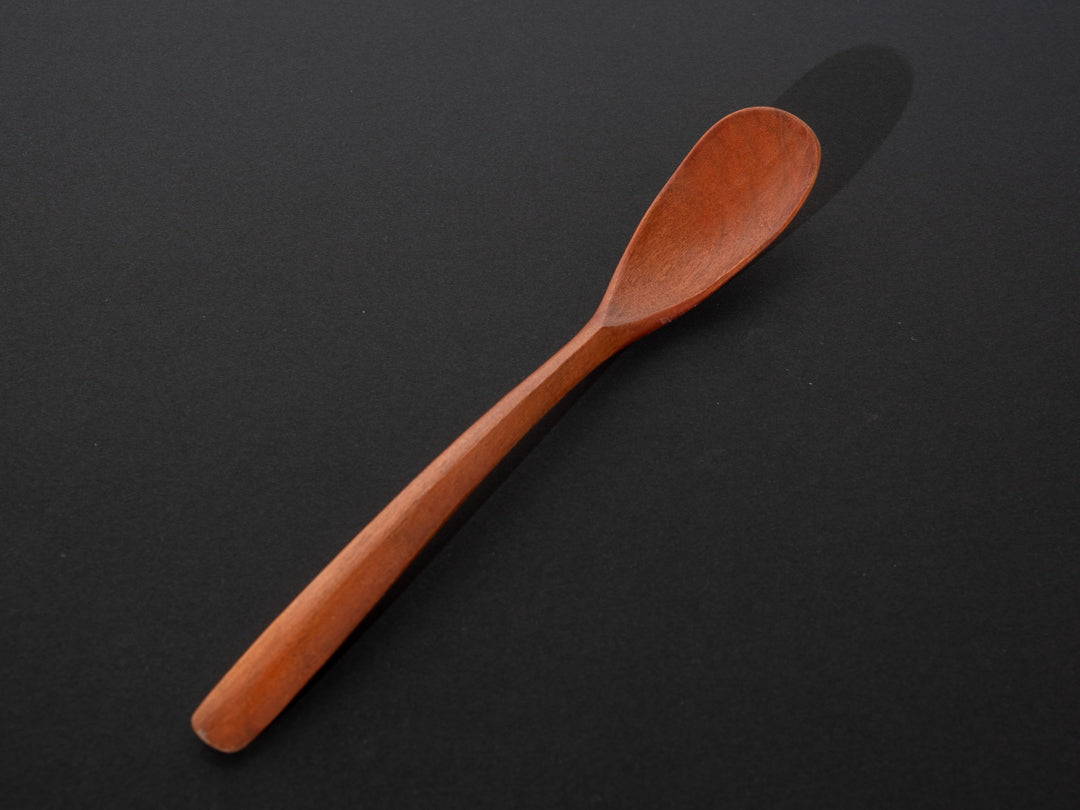 Wooden Spoon for Spice Curry– Hand-Carved Mountain Cherrywood