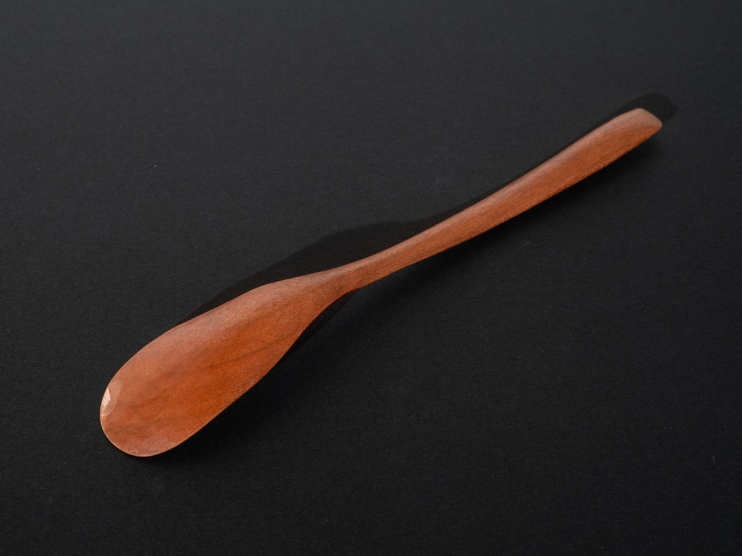 Wooden Spoon for Spice Curry– Hand-Carved Mountain Cherrywood